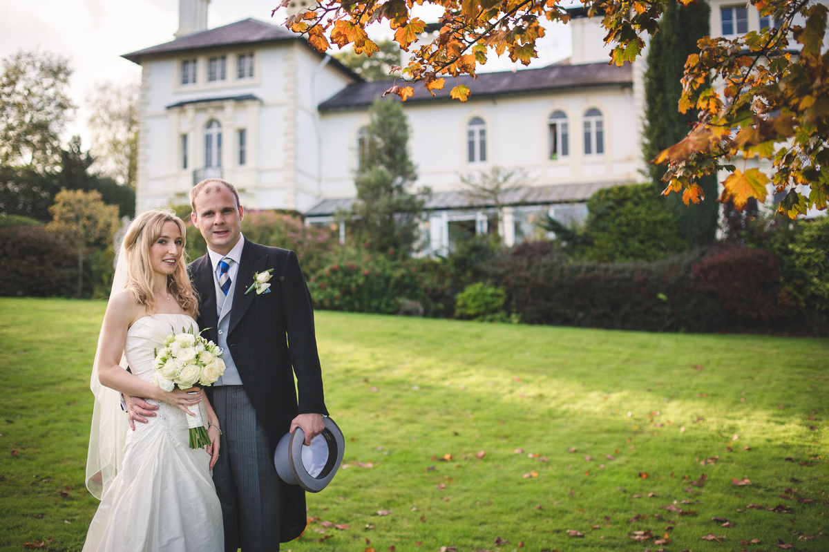 The happy couple at our fabulous wedding venue in Ceredigion, Mid Wales The happy couple at our fabulous wedding venue in Ceredigion, Mid Wales