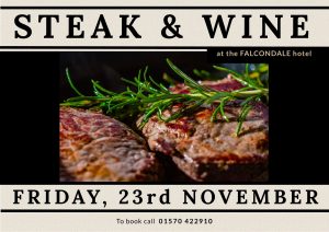 Steak and Wine evening