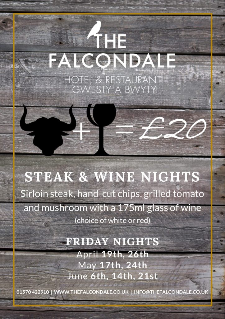 Steak and wine nights