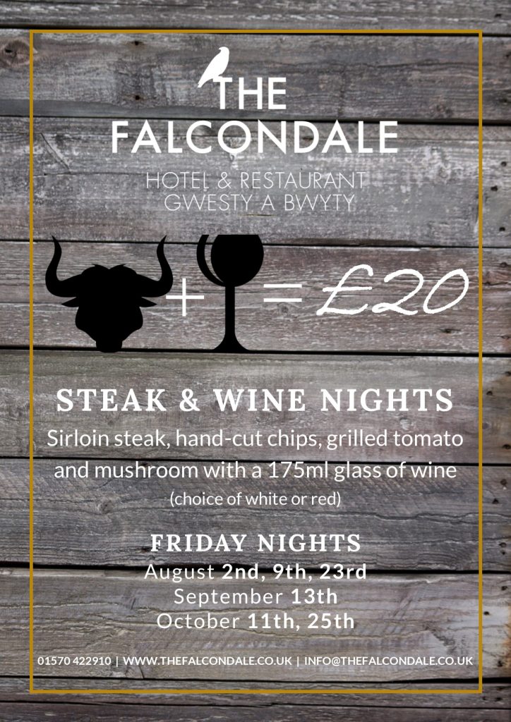 Steak and wine nights