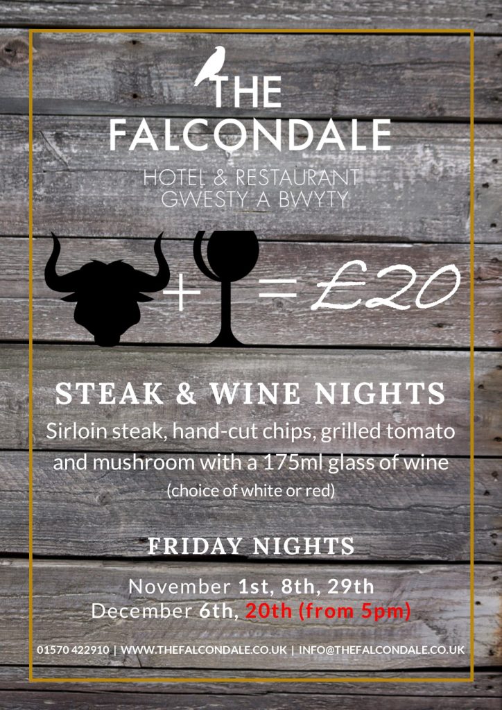 Steak and wine night