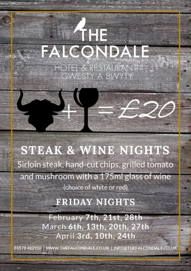 Steak and Wine nights